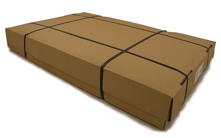 Brown cardboard box for silkpaper