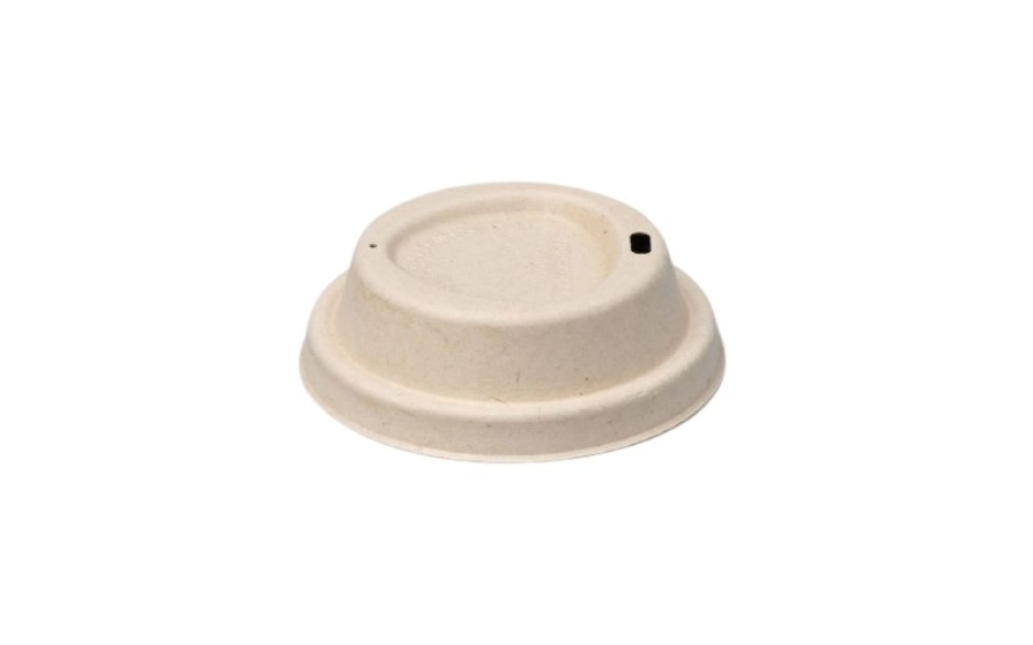 Sugarcane lid for coffee cup dia 90mm
