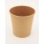 Soup container brown,  470ml, 25 pcs 